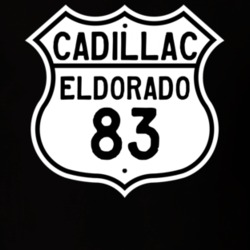 1983 Cadillac Eldorado Highway Route Sign T Shirt
