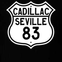 1983 Cadillac Seville Highway Route Sign T Shirt