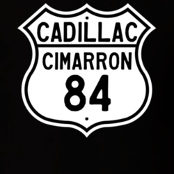 1984 Cadillac Cimarron Highway Route Sign T Shirt