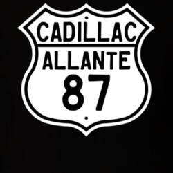 1987 Cadillac Allante Highway Route Sign T Shirt