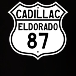 1987 Cadillac Eldorado Highway Route Sign T Shirt