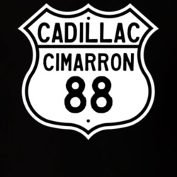 1988 Cadillac Cimarron Highway Route Sign T Shirt