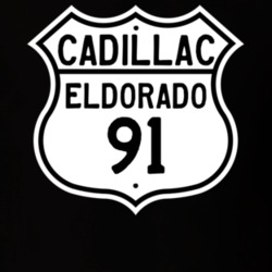 1991 Cadillac Eldorado Highway Route Sign T Shirt