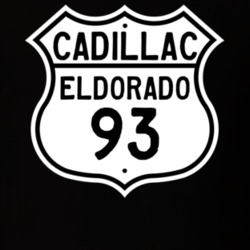 1993 Cadillac Eldorado Highway Route Sign T Shirt