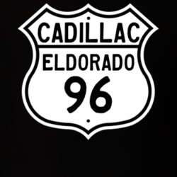 1996 Cadillac Eldorado Highway Route Sign T Shirt