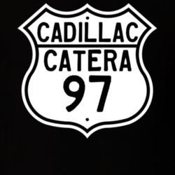 1997 Cadillac Catera Highway Route Sign T Shirt