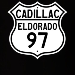 1997 Cadillac Eldorado Highway Route Sign T Shirt