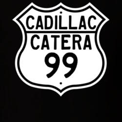 1999 Cadillac Catera Highway Route Sign T Shirt