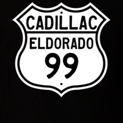 1999 Cadillac Eldorado Highway Route Sign T Shirt