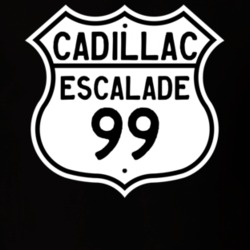1999 Cadillac Escalade Highway Route Sign T Shirt