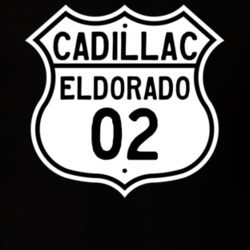 2002 Cadillac Eldorado Highway Route Sign T Shirt