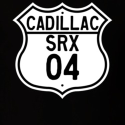 2004 Cadillac SRX Highway Route Sign T Shirt