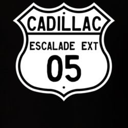 2005 Cadillac Escalade EXT Highway Route Sign T Shirt
