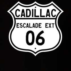 2006 Cadillac Escalade EXT Highway Route Sign T Shirt