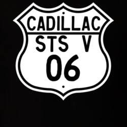 2006 Cadillac STS V Highway Route Sign T Shirt
