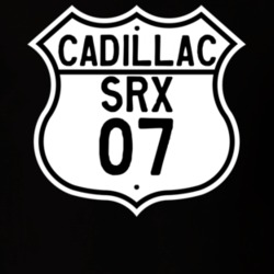 2007 Cadillac SRX Highway Route Sign T Shirt