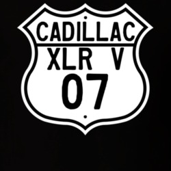 2007 Cadillac XLR V Highway Route Sign T Shirt