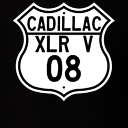 2008 Cadillac XLR V Highway Route Sign T Shirt