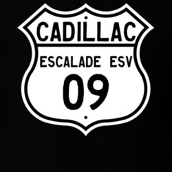 2009 Cadillac Escalade ESV Highway Route Sign T Shirt