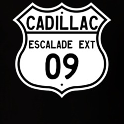 2009 Cadillac Escalade EXT Highway Route Sign T Shirt