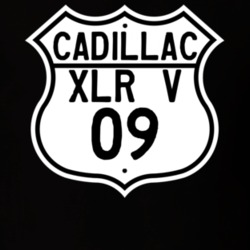 2009 Cadillac XLR V Highway Route Sign T Shirt