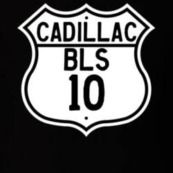 2010 Cadillac BLS Highway Route Sign T Shirt