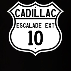 2010 Cadillac Escalade EXT Highway Route Sign T Shirt