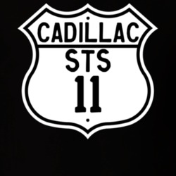 2011 Cadillac STS Highway Route Sign T Shirt