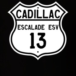 2013 Cadillac Escalade ESV Highway Route Sign T Shirt