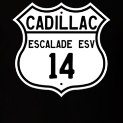 2014 Cadillac Escalade ESV Highway Route Sign T Shirt