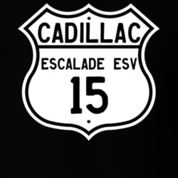 2015 Cadillac Escalade ESV Highway Route Sign T Shirt