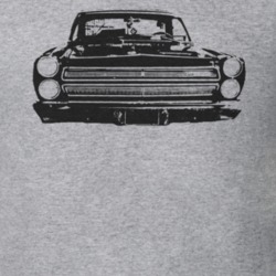 1966 MERCURY COMET Grill Black Graphic Light Shirt