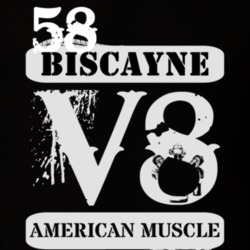 1958 CHEVY BISCAYNE American Muscle V8 Car Lover T Shirt