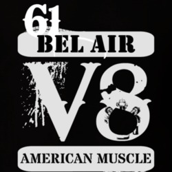 1961 CHEVY BEL AIR American Muscle V8 Car Lover T Shirt