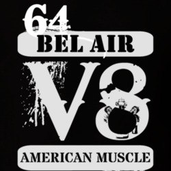 1964 CHEVY BEL AIR American Muscle V8 Car Lover T Shirt
