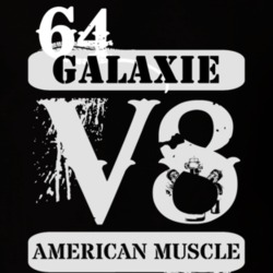 1964  GALAXIE American Muscle V8 Car Lover T Shirt