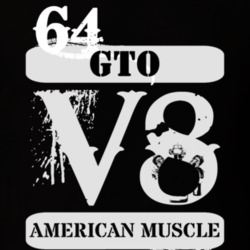 1964 PONTIAC GTO American Muscle V8 Car Lover T Shirt
