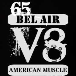 1965 CHEVY BEL AIR American Muscle V8 Car Lover T Shirt