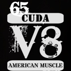 1965 PLYMOUTH BARRACUDA American Muscle V8 Car Lover T Shirt