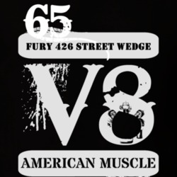 1965 PLYMOUTH FURY American Muscle V8 Car Lover T Shirt