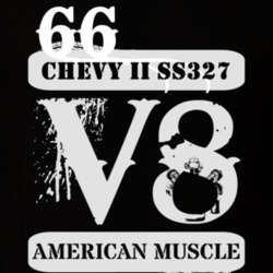 1966 CHEVY II SS327 American Muscle V8 Car Lover T Shirt