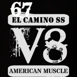 1967 CHEVROLET EL CAMINO SS American Muscle V8 Car Lover T Shirt
