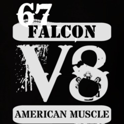 1967  FALCON American Muscle V8 Car Lover T Shirt