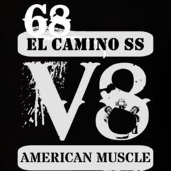 1968 CHEVROLET EL CAMINO SS American Muscle V8 Car Lover T Shirt
