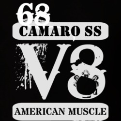 1968 CHEVY CAMARO SS American Muscle V8 Car Lover T Shirt
