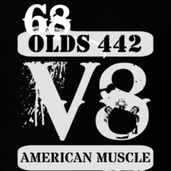 1968 OLDSMOBILE 442 American Muscle V8 Car Lover T Shirt
