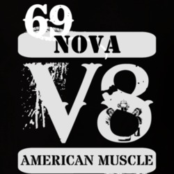 1969 CHEVY NOVA American Muscle V8 Car Lover T Shirt