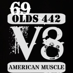 1969 OLDSMOBILE 442 American Muscle V8 Car Lover T Shirt