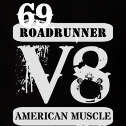 1969 PLYMOUTH ROADRUNNER American Muscle V8 Car Lover T Shirt