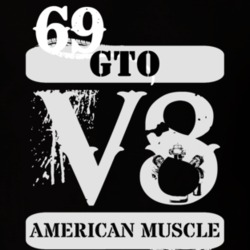 1969 PONTIAC GTO American Muscle V8 Car Lover T Shirt
